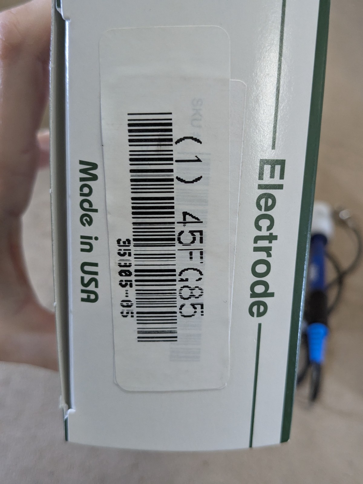 OAKTON WD-35805-05 pH Electrode 4.3mm L 45FG85 Open Box Sell by 01-2026