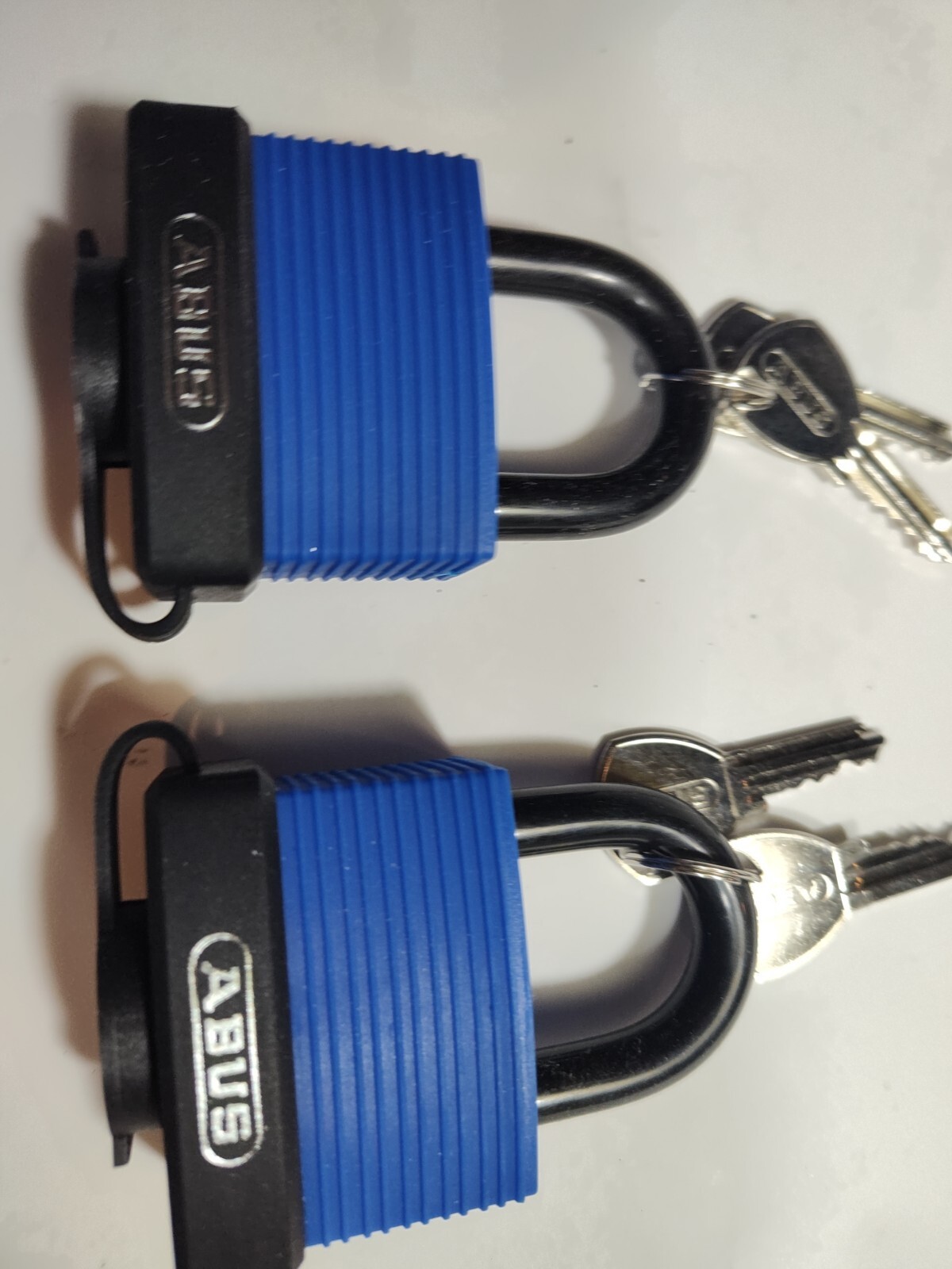 ABUS 70IB/50 MK KD Keyed Padlock, 59/64 in,Rectangle,Blue 5UKK2