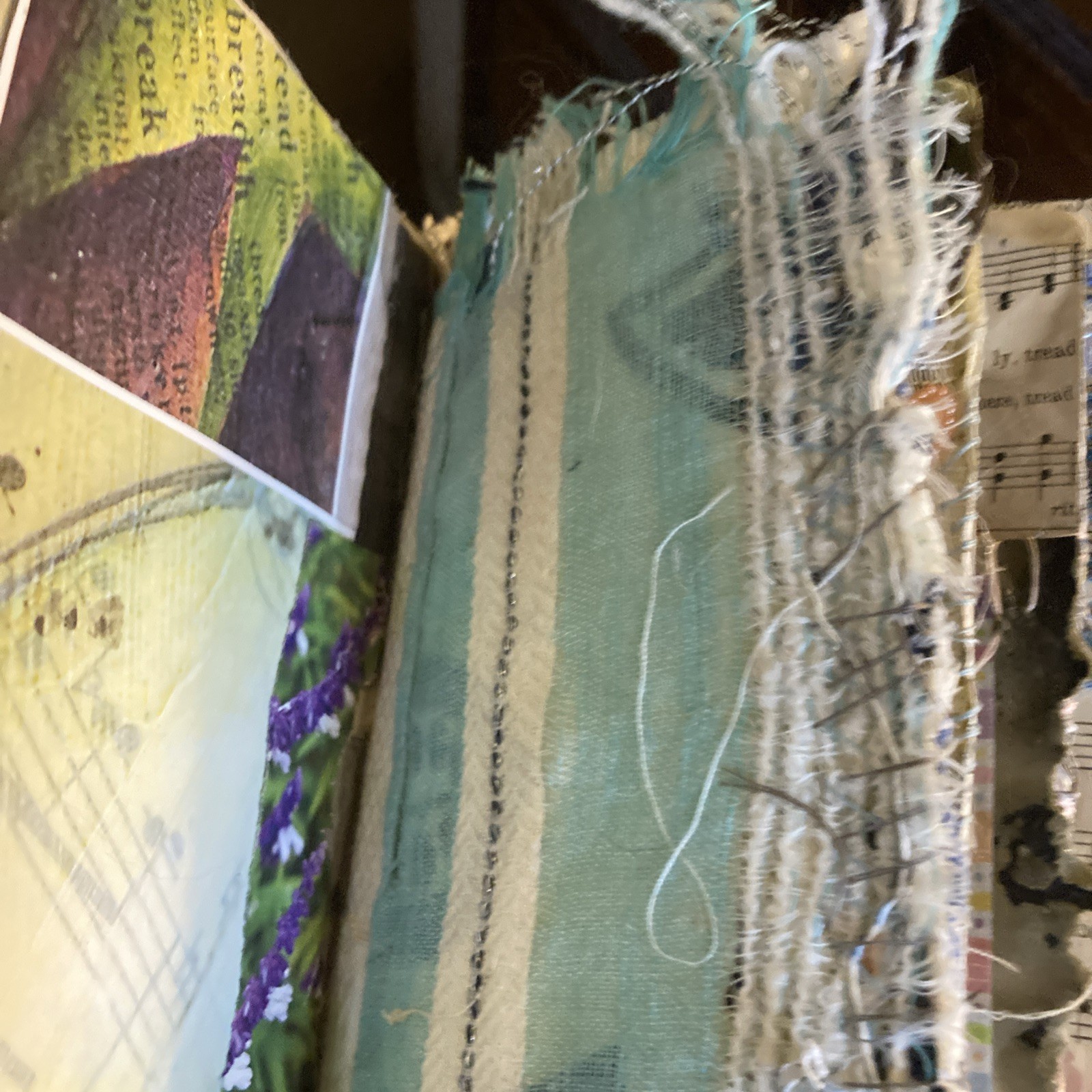 Junk Journal, Grungy, Blooming Table, Coffee Stain