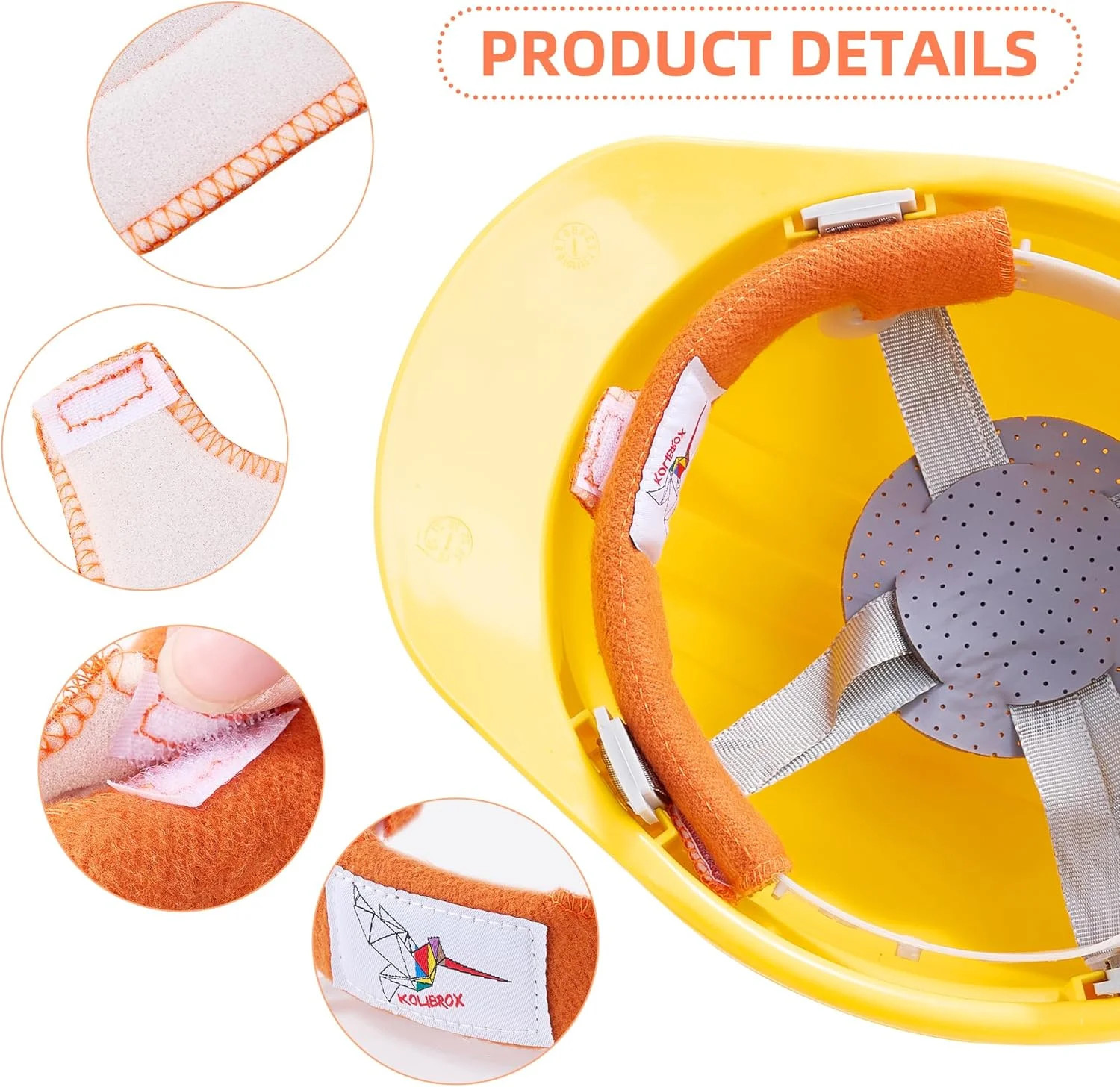 Hard Hat Sweat Band with Liners. Hardhat Band Liner That Keeps You Cool & Dry, W