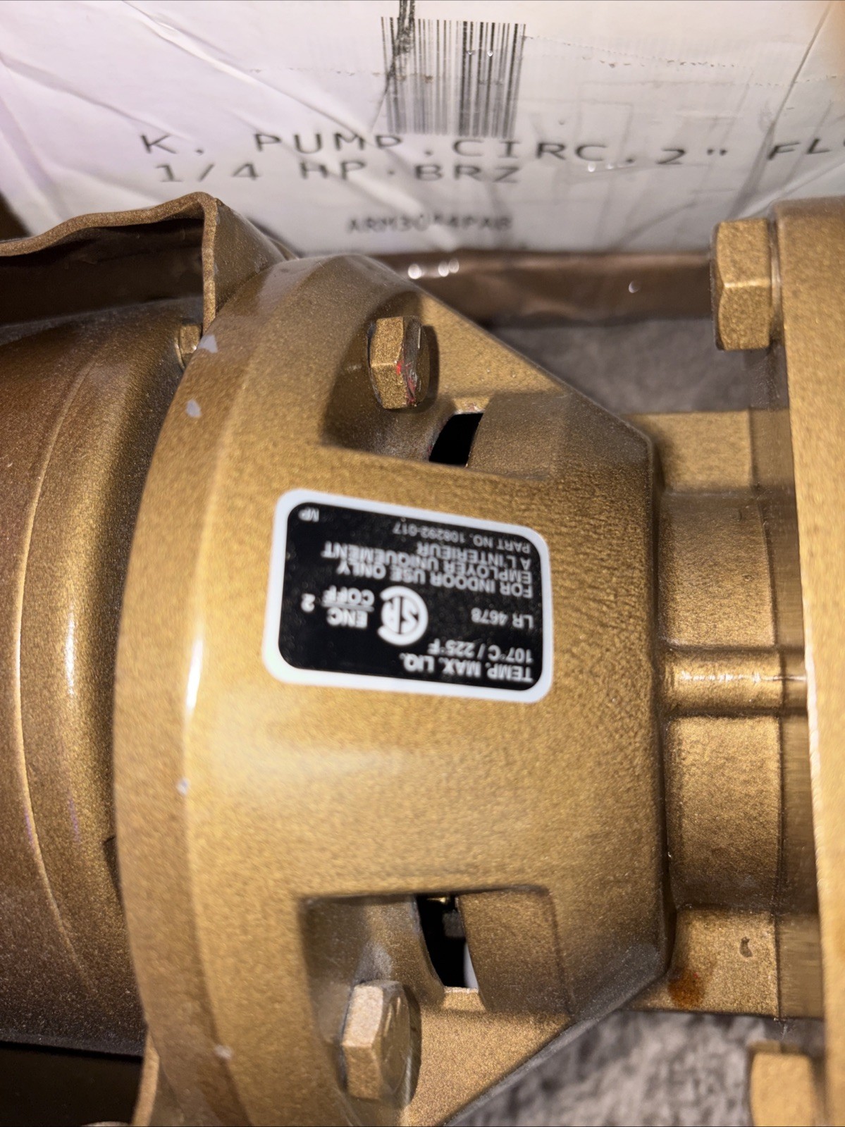 ARMSTRONG 114109-864 LS 45 AB 115V 1725 RPM – 1/4 HP NEW