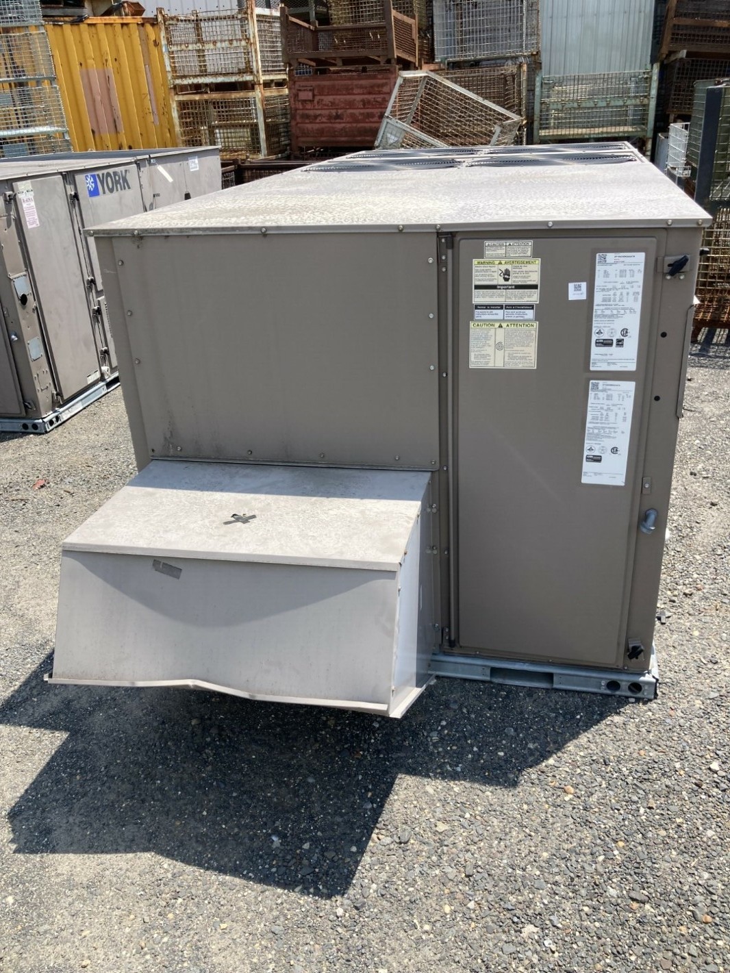 York 12.5 Ton Rooftop AC 208/230-3-60V R410A, ZF150C00N2AAA7A