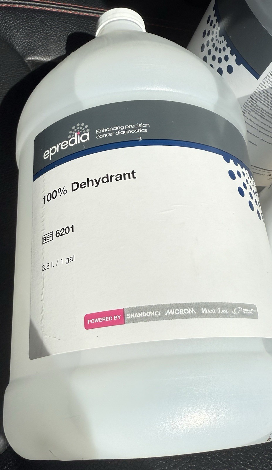 Epredia 6201 100% Dehydrant Alcohol 3.8L / 1 Gal 03/2030 1 Gallon 💧🔬