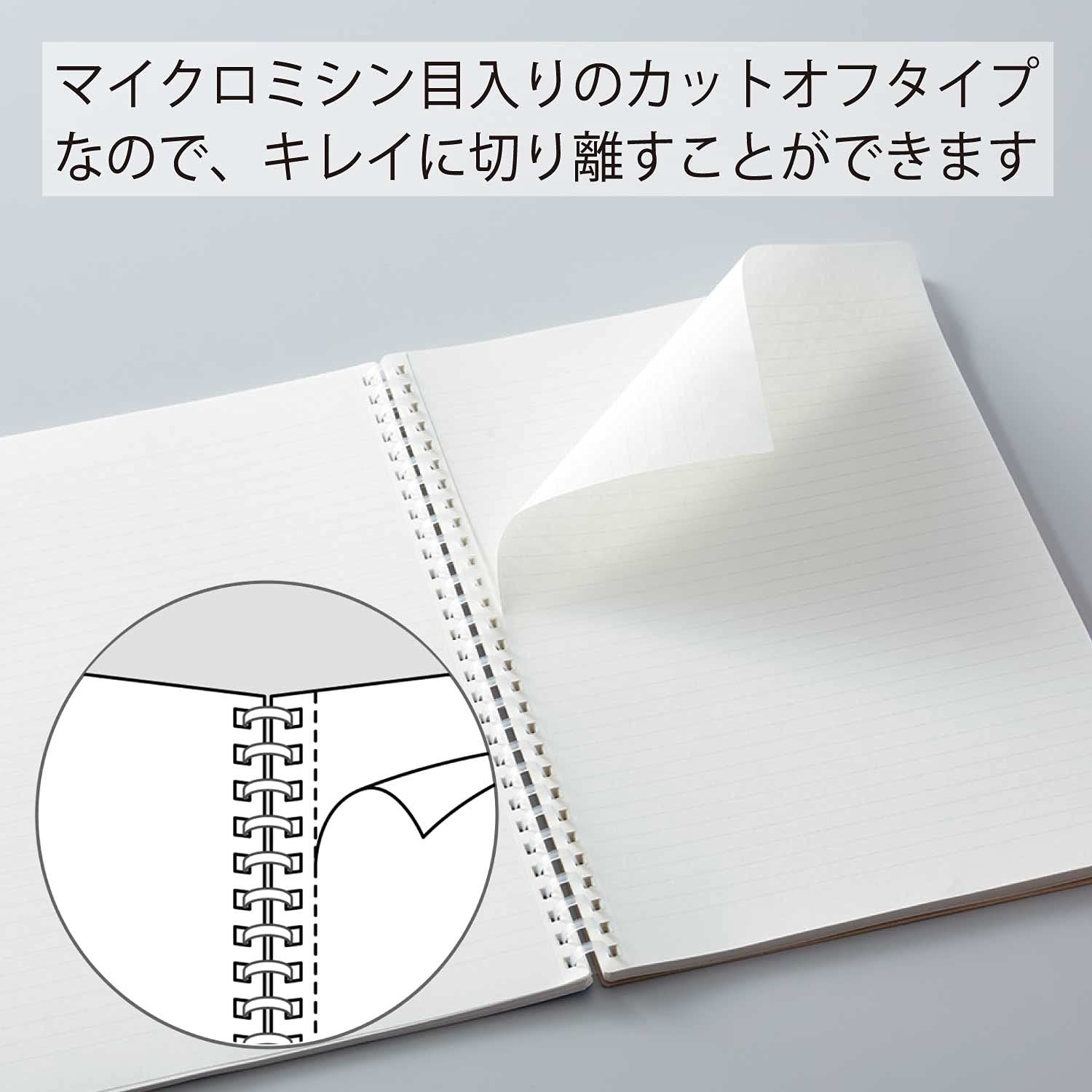 KOKUYO Spiral Lined Notebook, 7.2» x 5» Business Journal Office Product