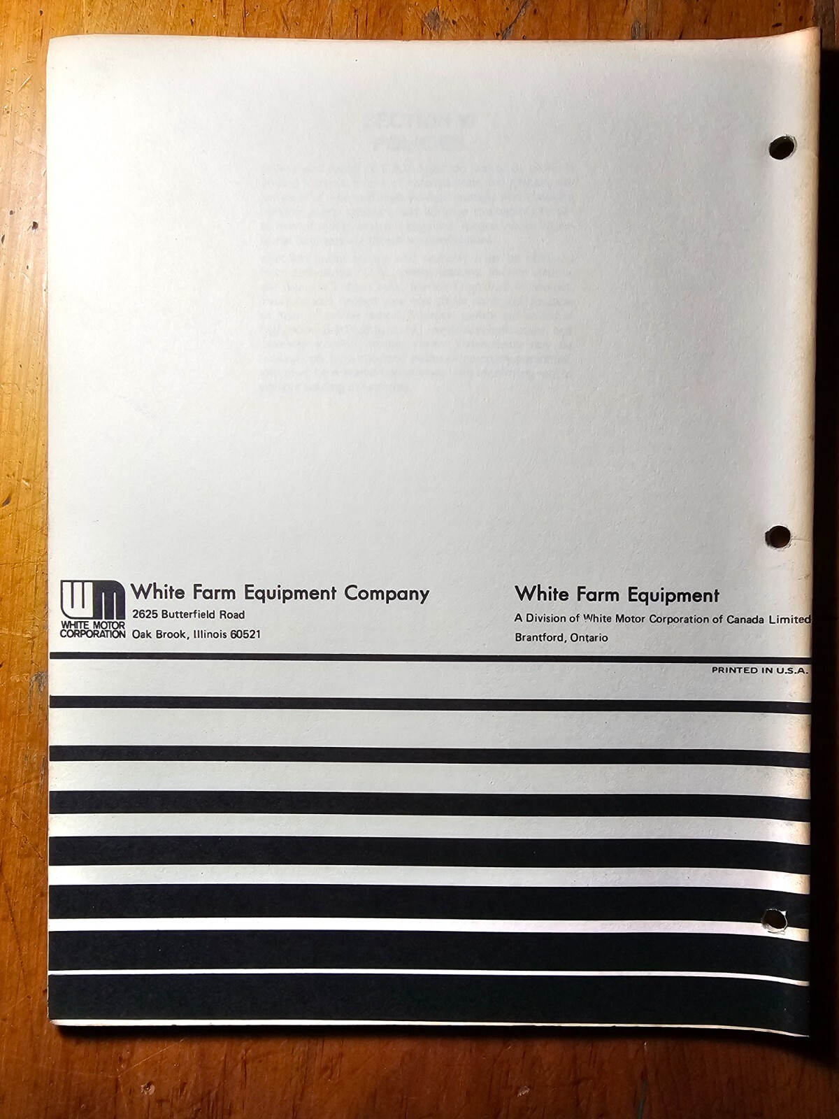 White CAV Fuel System on 2-105 7300 8600 8800 1265 1270 1365 1370 Service Manual