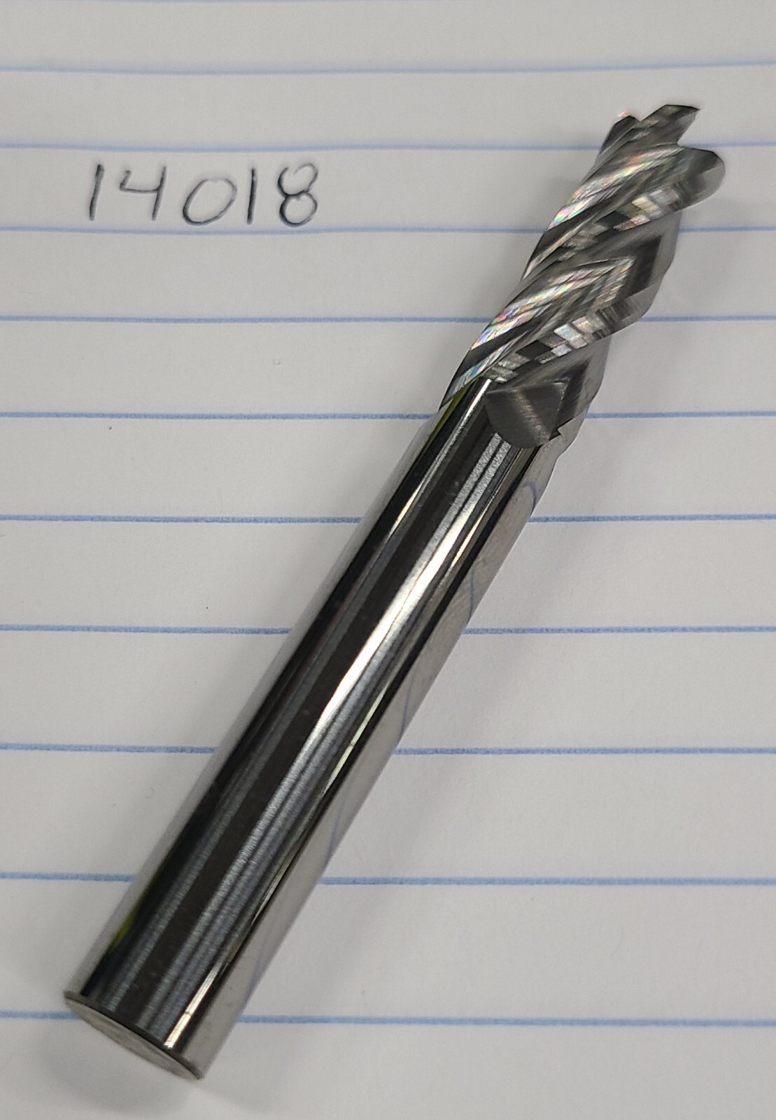 3/8″ Solid Carbide Endmill 3″ Overall Length 4 Flute Square (14018)