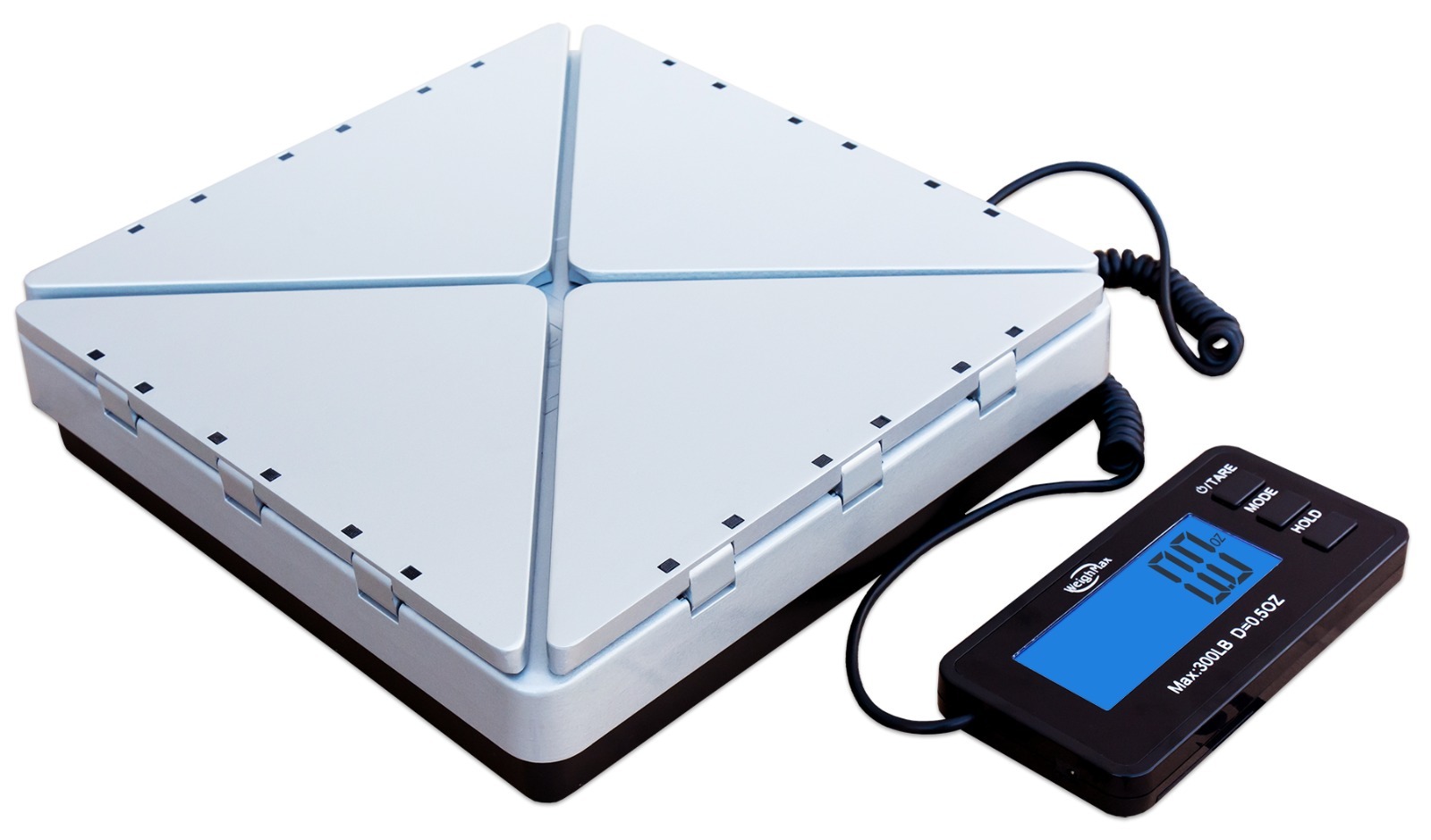 Weighmax Transformer Digital Metal-Built shipping postal scale, 300lbs by 0.02lb
