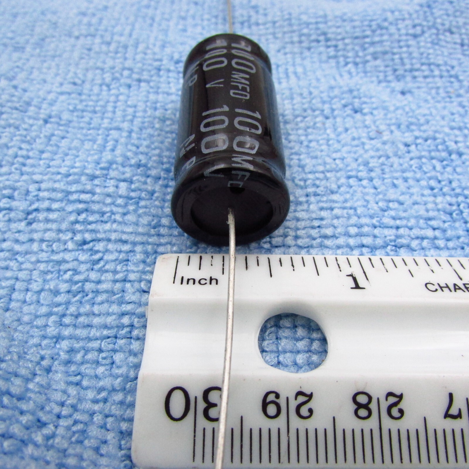 Qty 2 100uF 100V Electrolytic Non-Polarized Speaker Crossover Capacitor