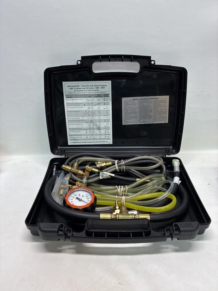 LANG TU-32 Master Cummins Fuel System Test Kit for a 5.9L Cummins Diesel