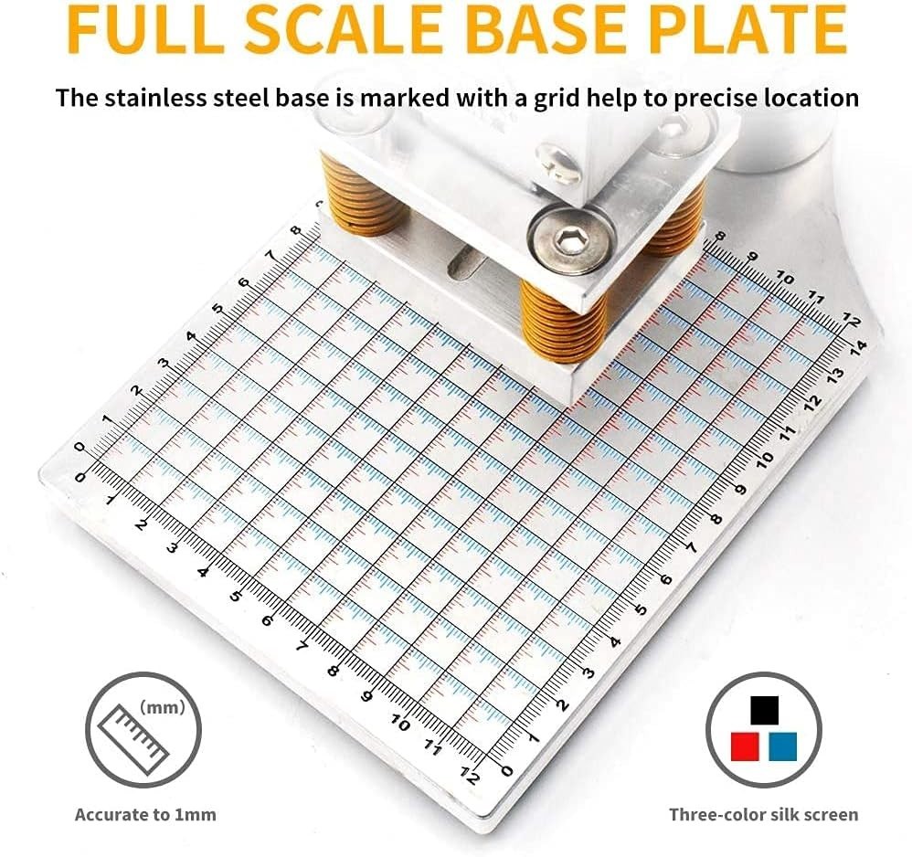 Robust 10x13cm Foil Stamping Machine with Durable Stainless Steel Base – 110V