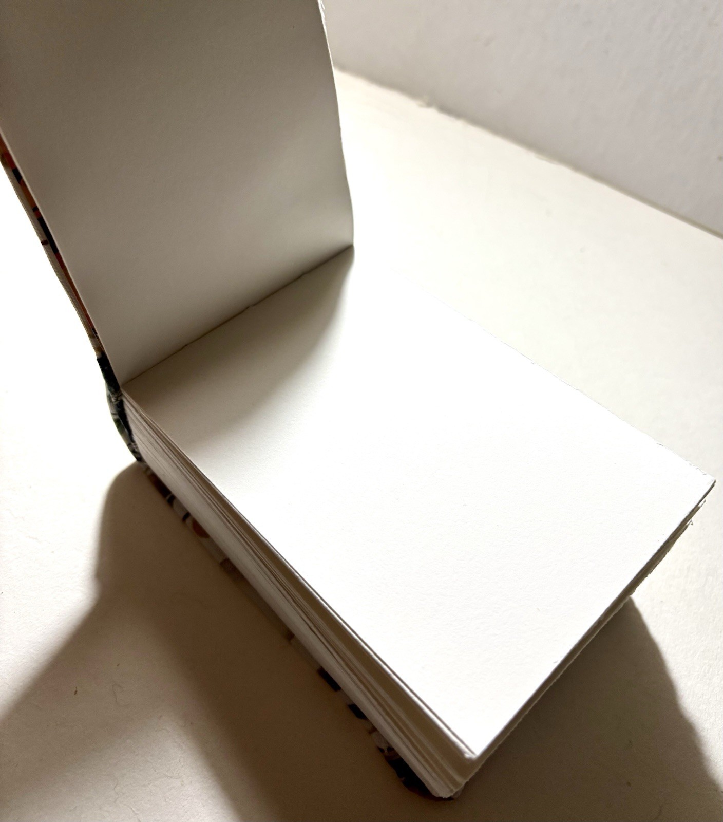 Handmade White Fabric Mushroom Blank Watercolor-book Arches Paper – 6 in. x 4 in