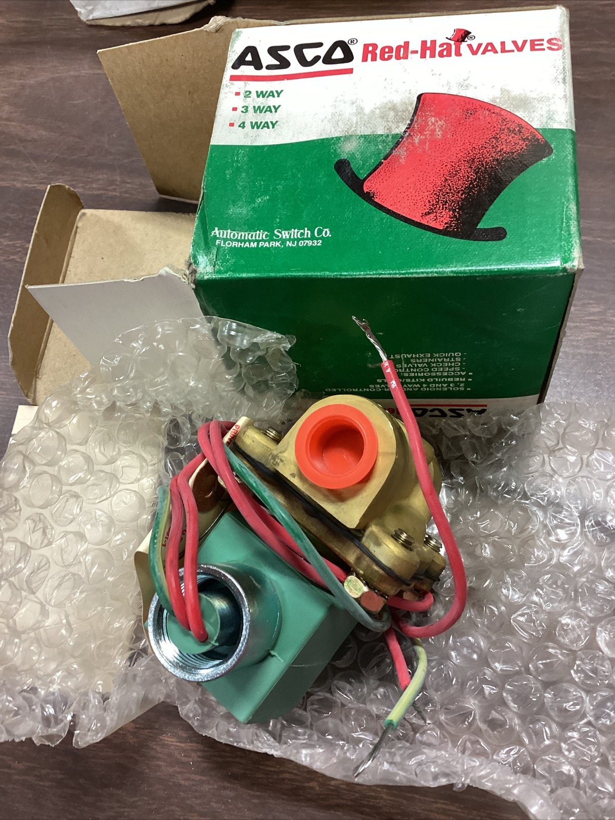 ASCO Red Hat Valves 8210G1HW FFP39879 12060, 100/50 NEW!!