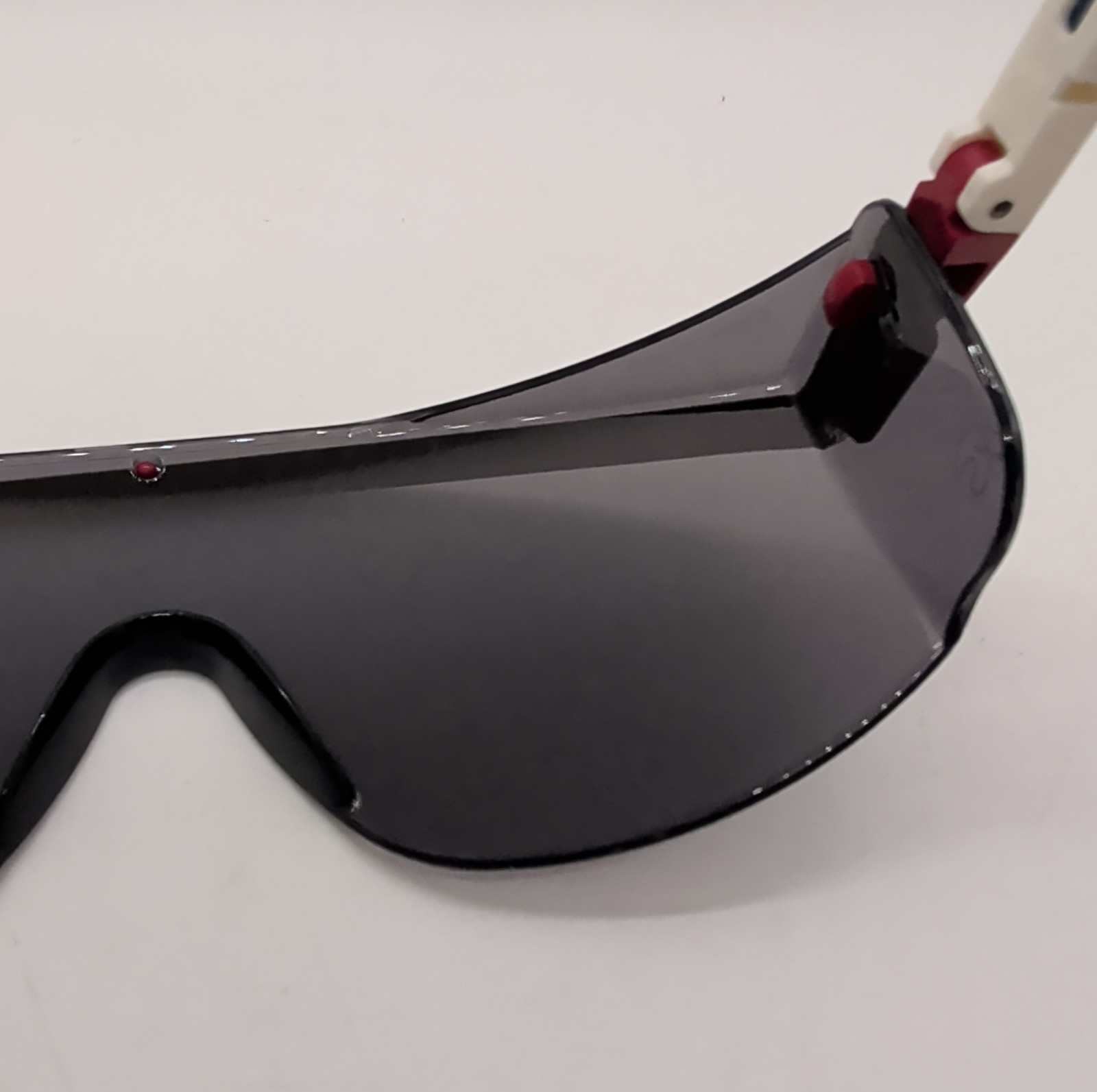 UVEX Astrospec 3000 Z87 Made In USA Patriot Frame Dark Lens Safety Glasses