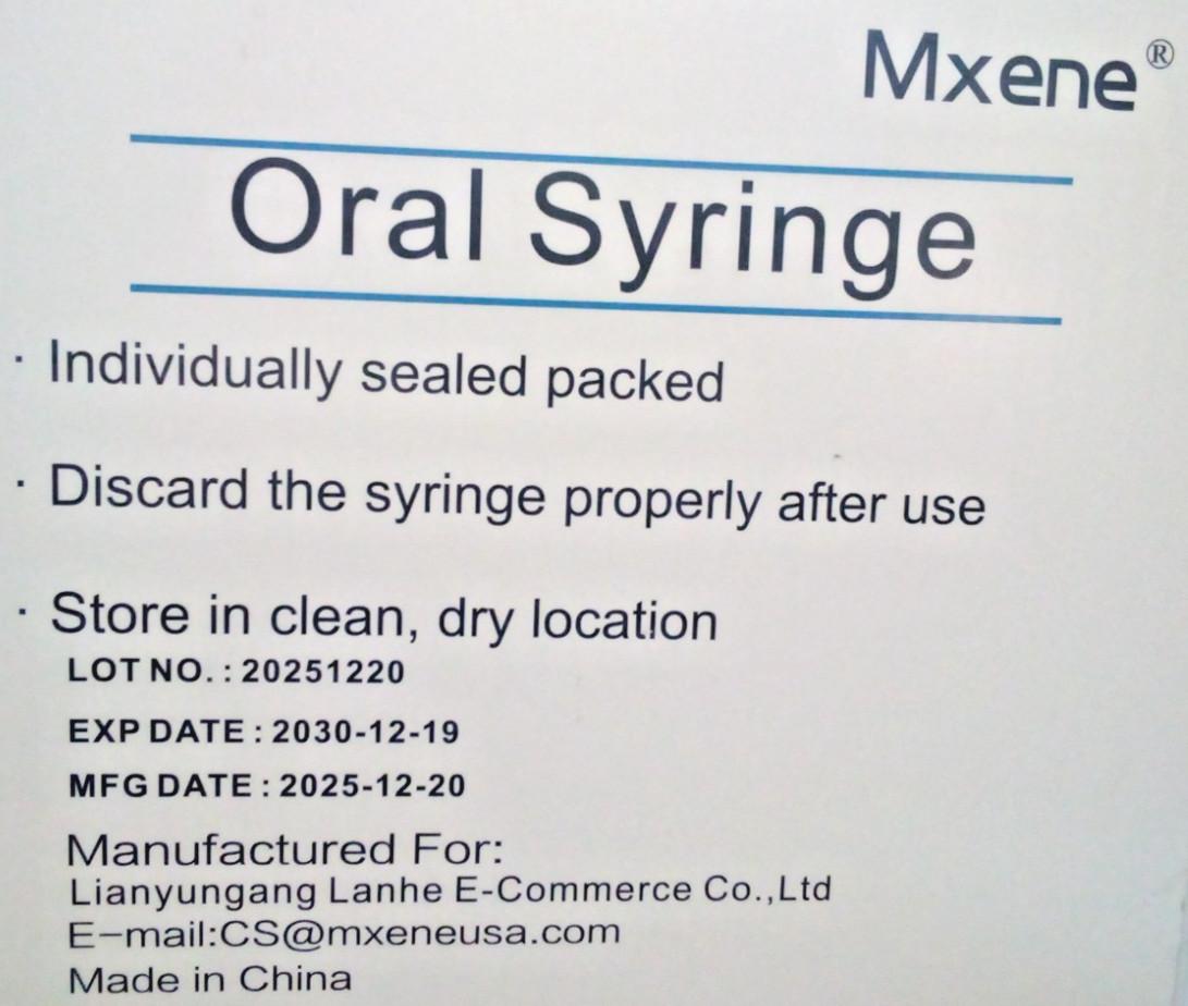 Mxene 50x 10ml Oral Syringes Luer Slip Tip No Needle Sterile Individually Sealed