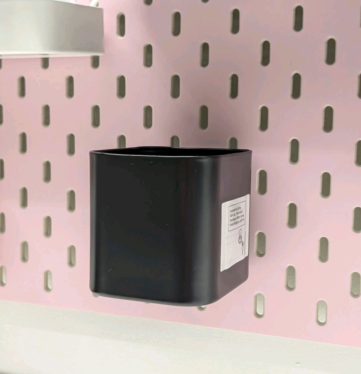 Ikea SKADIS Steel Container Storage Black for Pegboard 405.699.24 SKÅDIS New
