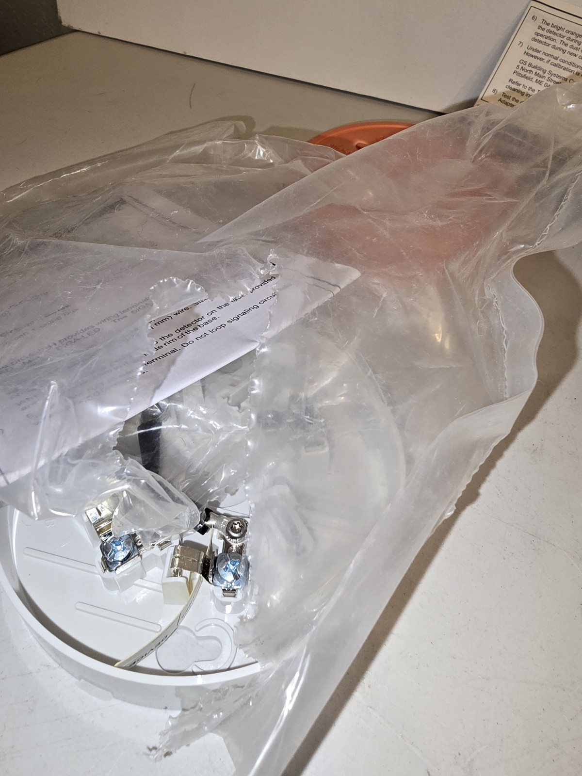 EDWARDS EST SIGA-PS SIGA PS PHOTOELECTRIC SMOKE DETECTOR INTELLIGENT SIGA-SB4