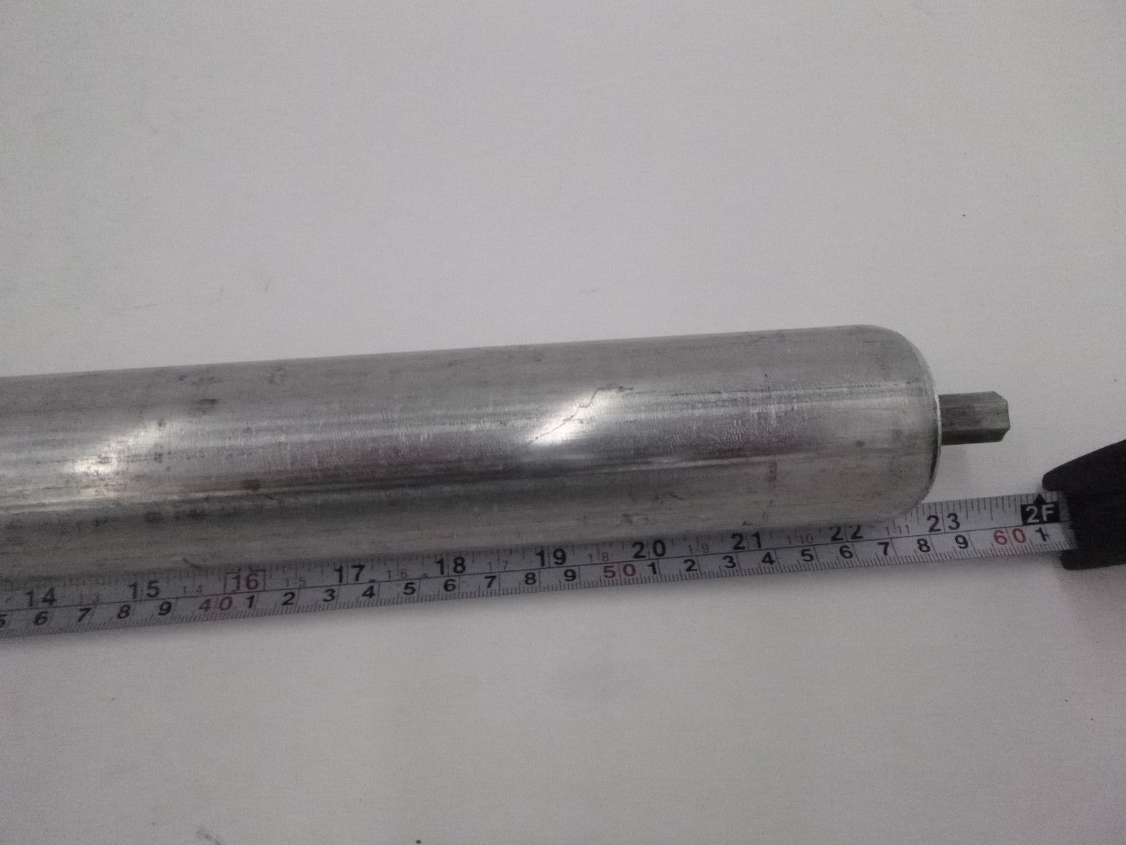 1.9″x 21-5/8″ Heavy Duty Conveyor Roller 24″ OAL 5.3lbs Stainless Steel