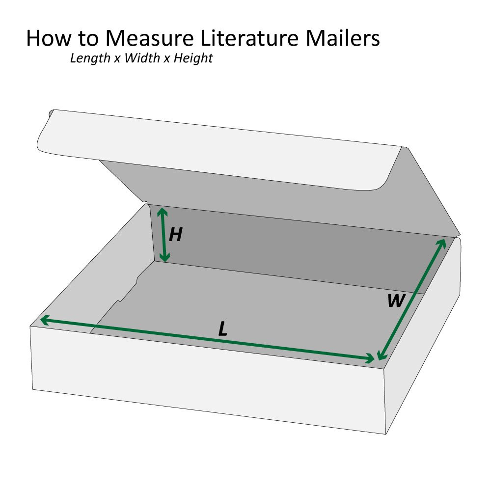 BFM1182K Corrugated Cardboard Literature Mailers, 11 1/8 X 8 3/4 X 2 Inches, Tuc