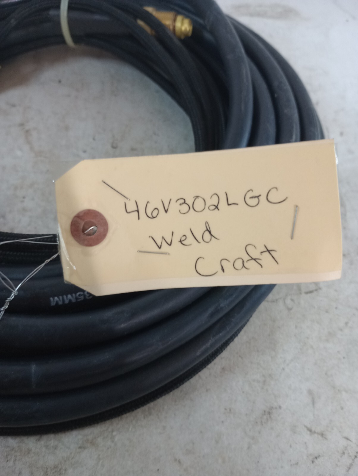 Weld Craft 46V30-2 Power Cable,Rubber,2Pc,25 Ft (7.6M)