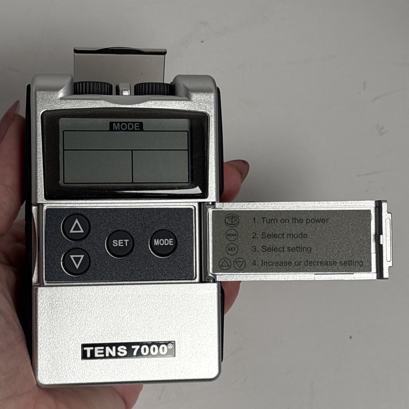 TENS 7000 Digital TENS Unit with Accessories – Muscle Stimulator Machine New