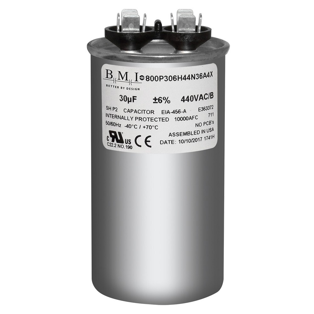 BMI 30.0UF +/-6% 370V or 440V AC/B Run Capacitor Replaces 325P306H37M30N4X