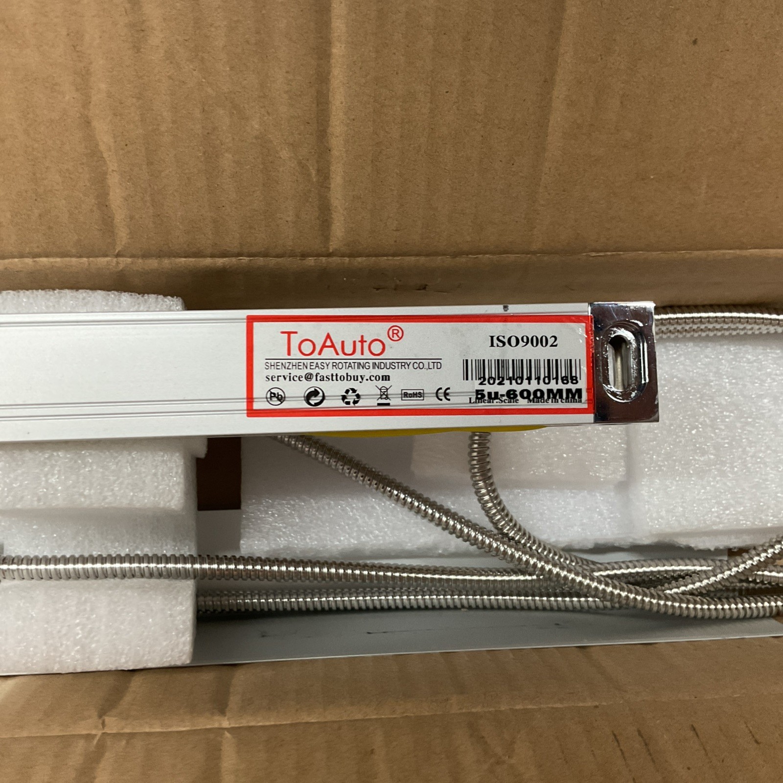ToAuto Digital Readout DR Display Linear Scale 600mm Travel Length HY3002-3