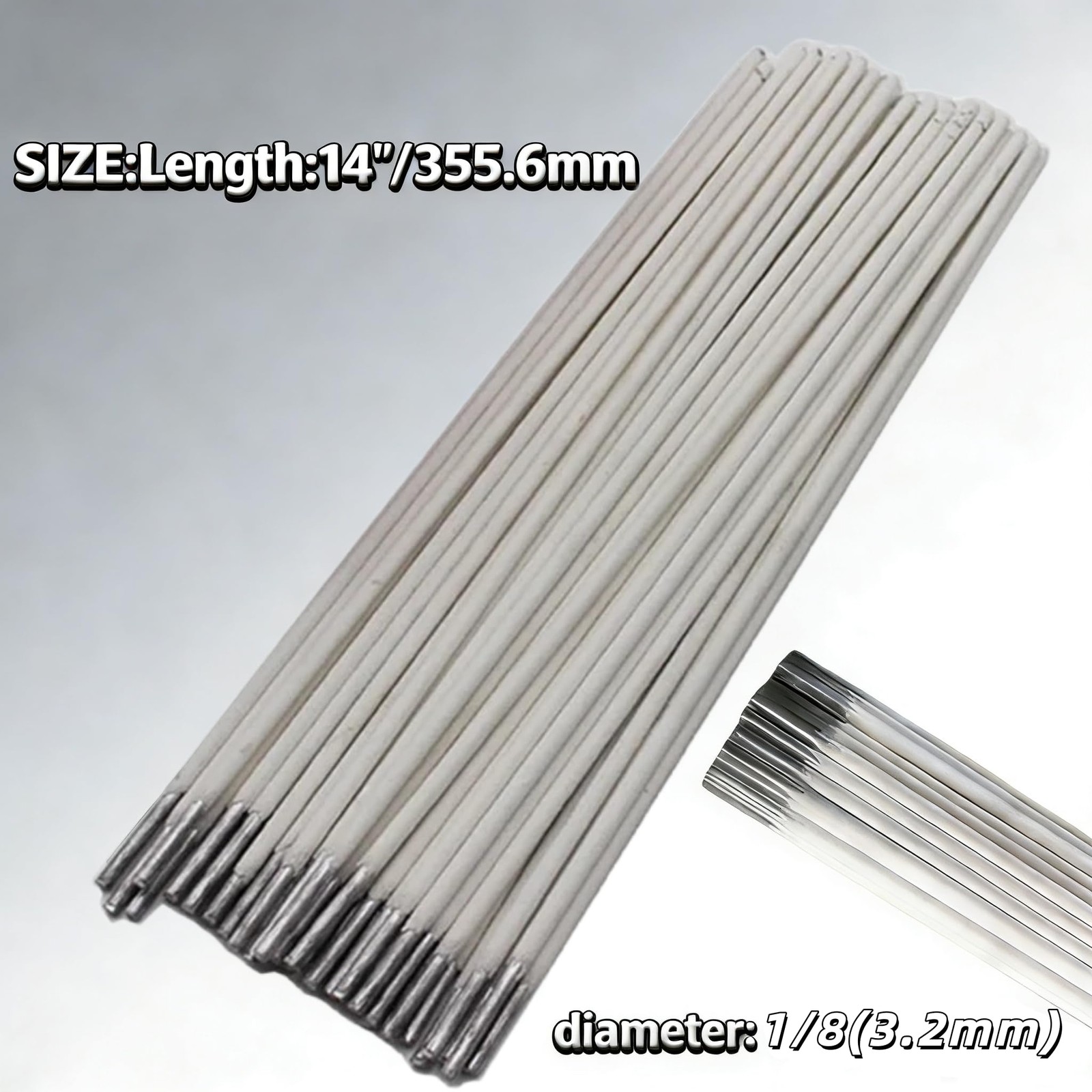 E4043 Aluminum Welding Rods, 1/8″ x 14″ – Stick Electrodes for 0.33 lb