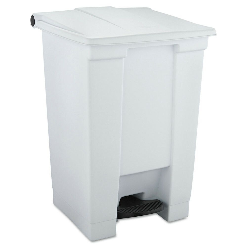Rubbermaid Commercial 6144WHI 12 gal Indoor Utility Step-On Waste Container New