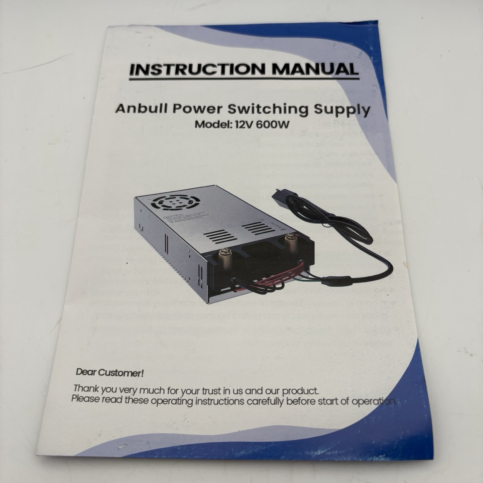 ANBULL 600W SMPS 110-230V AC to 12V DC Converter Power Supply Switch Transformer