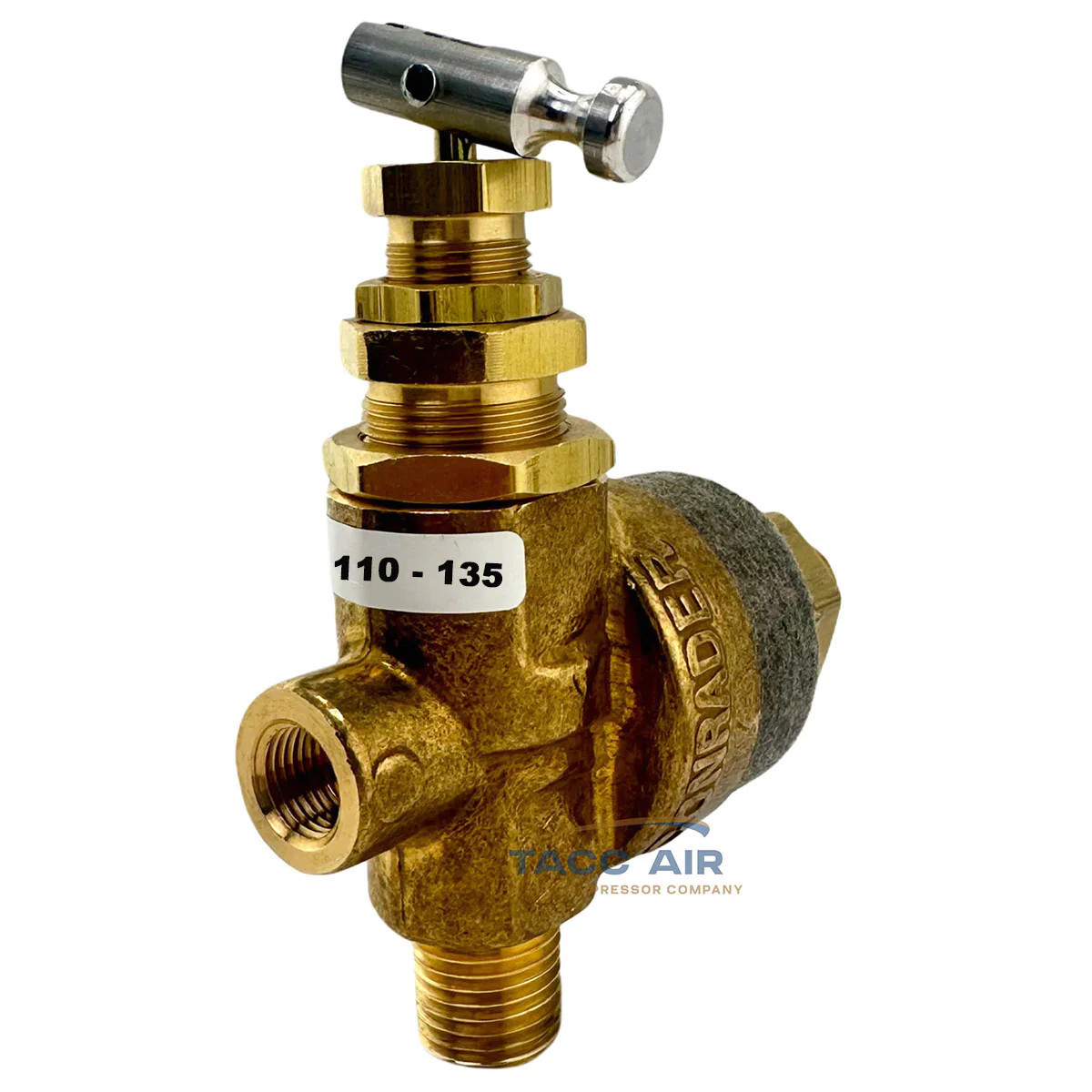Air Compressor Pilot Unloader Valve W/ Muffler Vent Rolair 131B 110-135 PSI