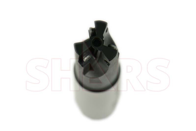 Shars 3/4″ 3 FL 90° Indexable End Mill W/Certificate +5pc APKT Insert ![