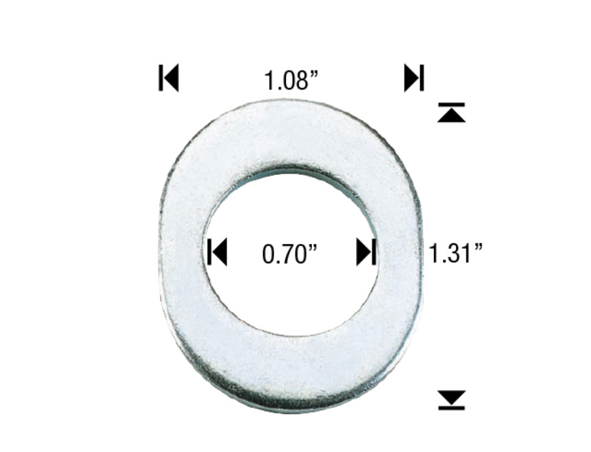 20 Keystone Washers – Center Hole Cragar Keystone Mag Washers On Center Hole