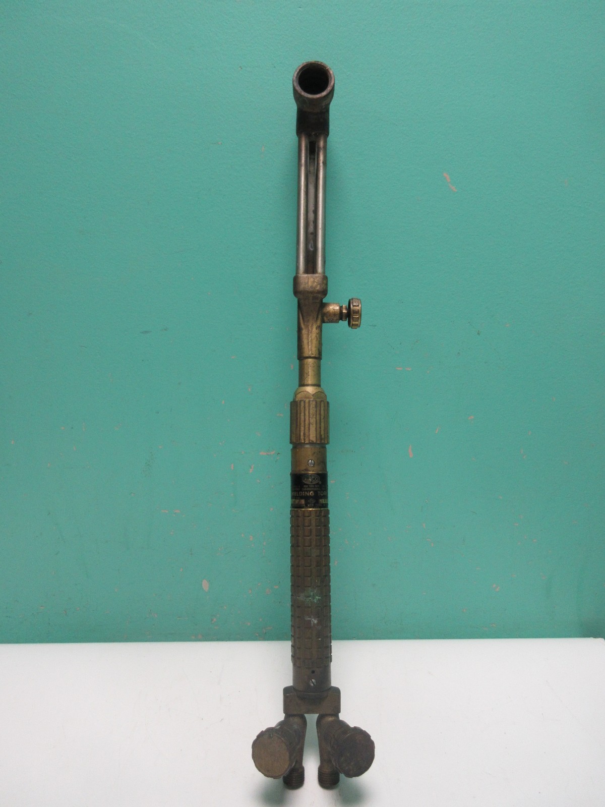 Vintage Airco Gas Cutting Torch Style 800 Series Handle + 3890 Head