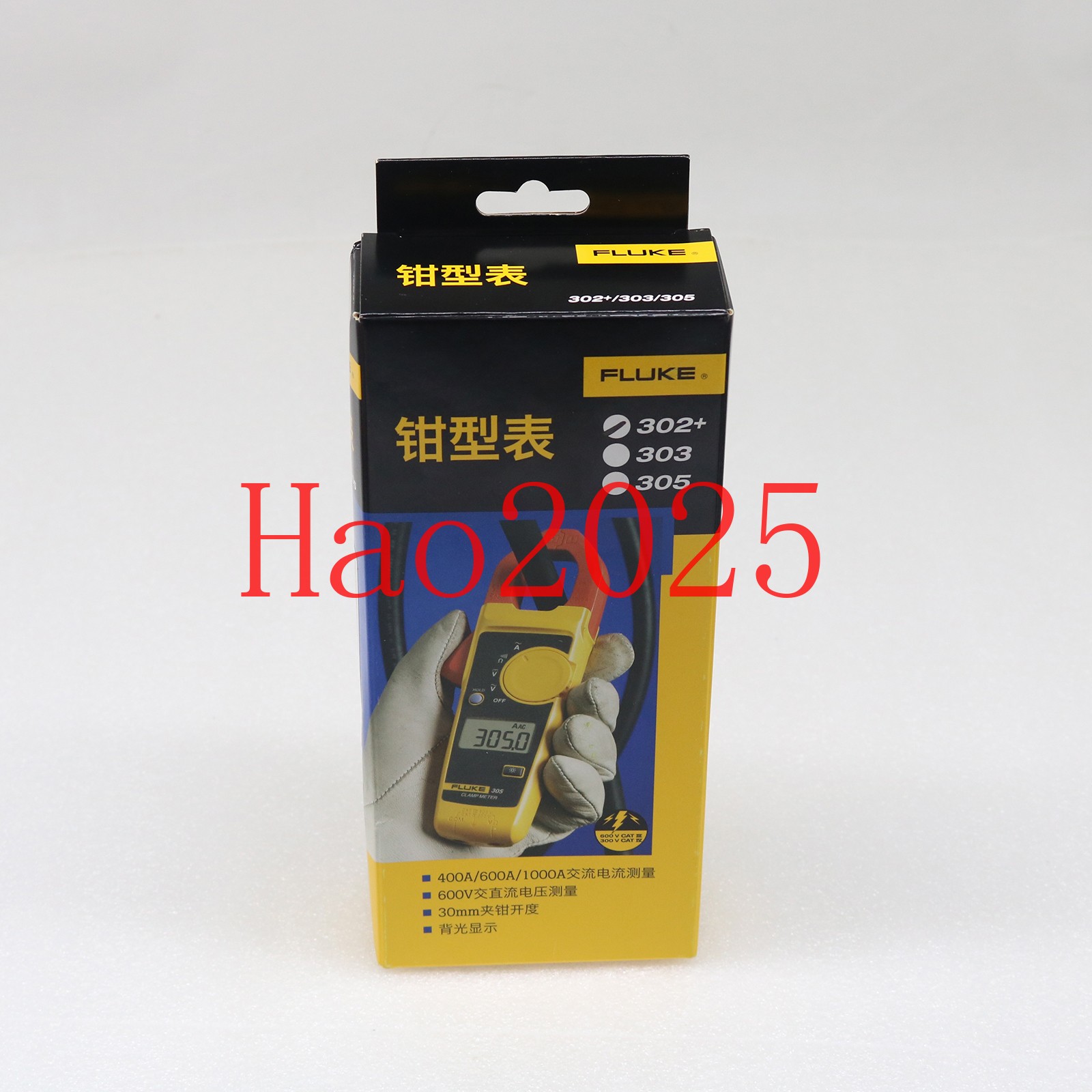 New Fluke 302+ Digital Clamp Meter AC/DC Multimeter Electronic Tester Ship DHL