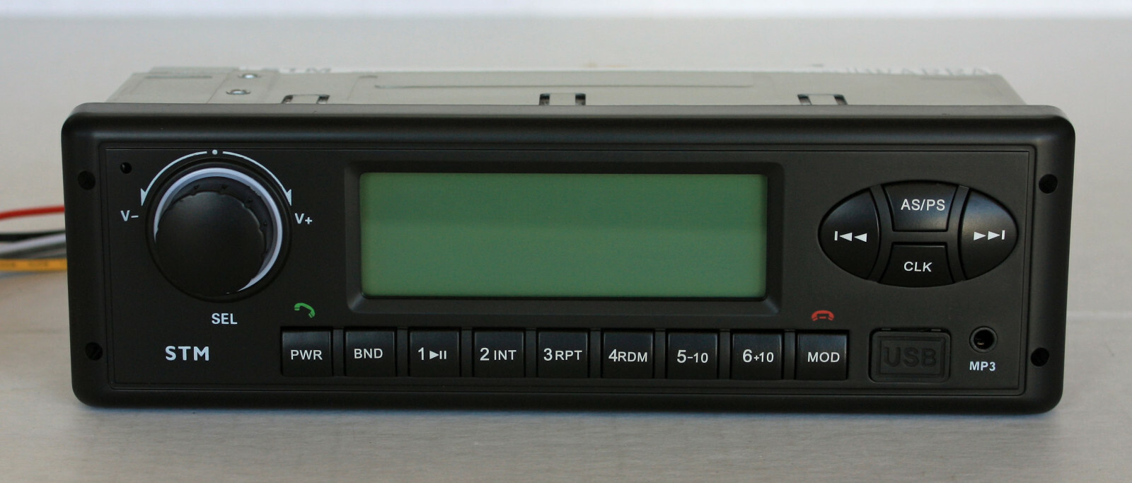 24 volt radio for Komatsu Dozer D61-D65 AM/FM/WB/USB/Aux/ Bluetooth
