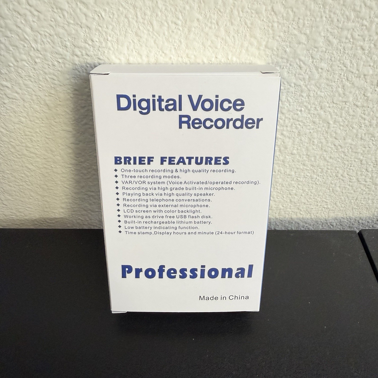 8GB Digital Voice Recorder Audio Recorder for Lectures Meetings Interviews