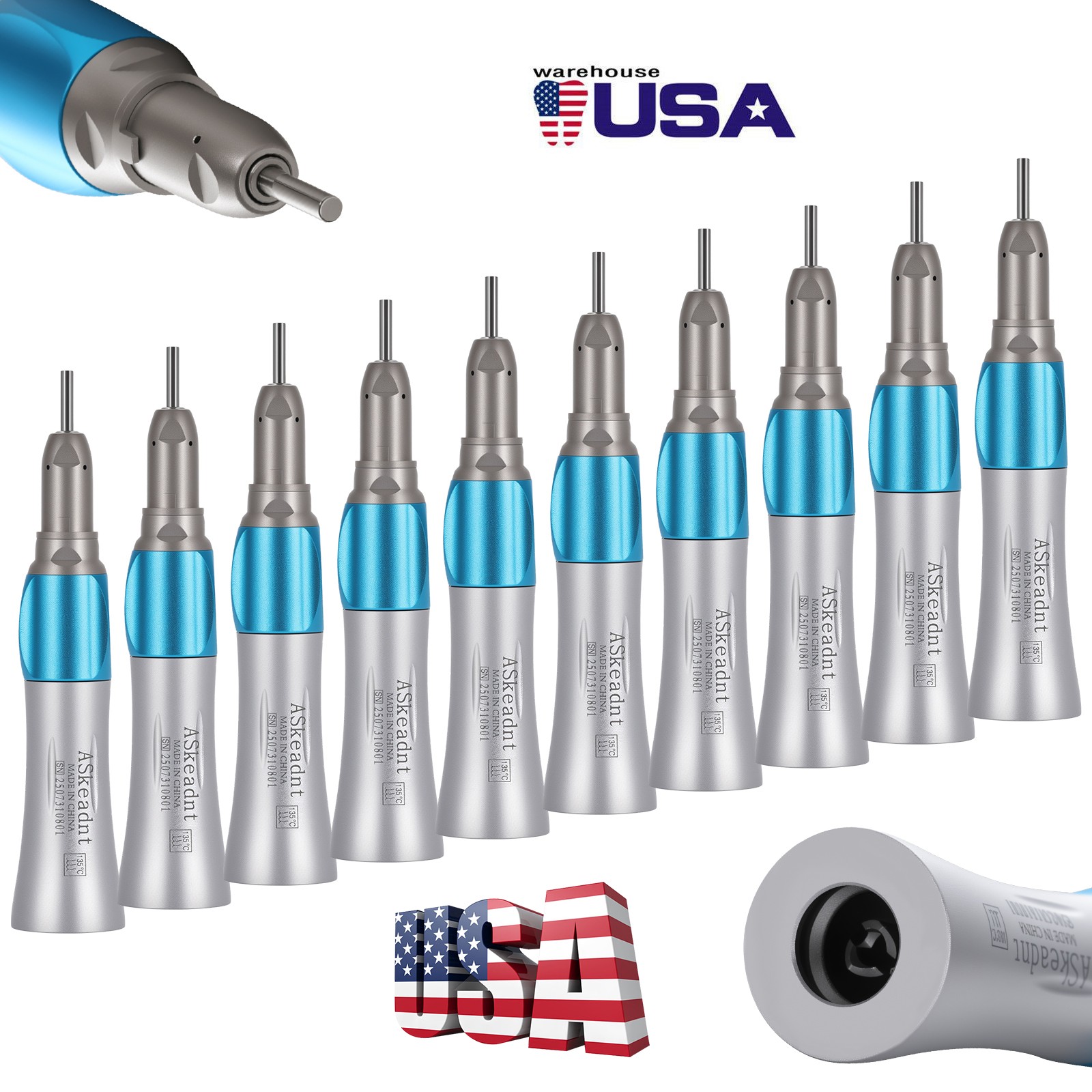 10* Yabangbang Dental Fast High Speed Handpiece Turbine 4 Hole Fit NSK Pana Max