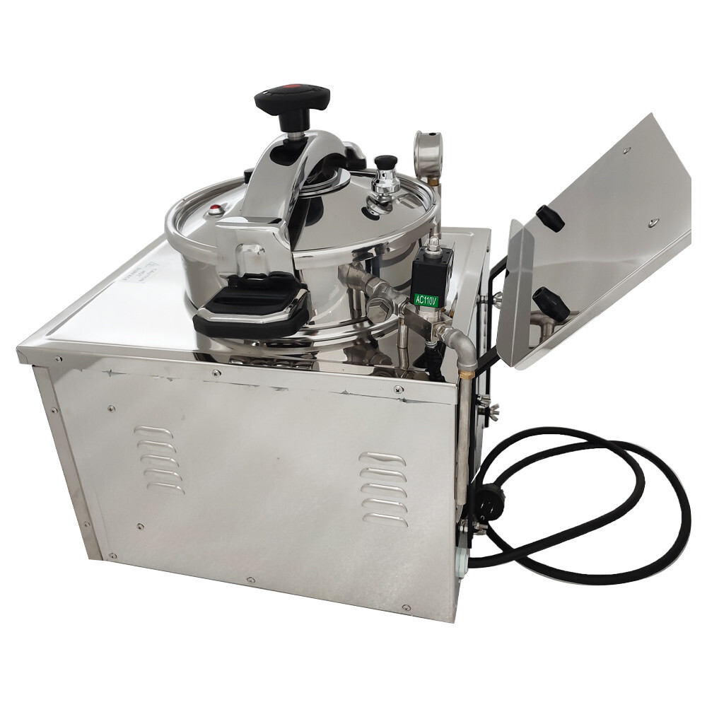 16L High Pressure Fried Chicken Machine 110V Chicken Pressure Food Oven Fryer