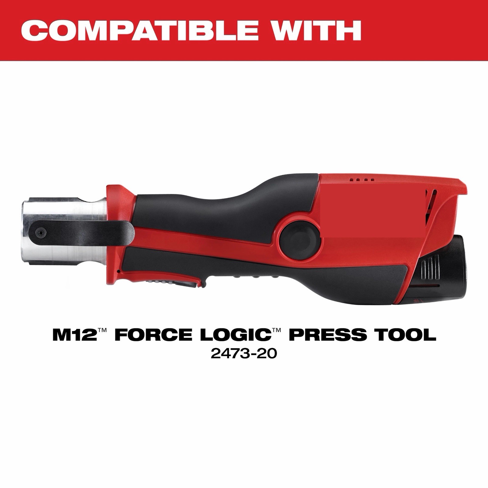 Rotating Press Jaw Ring Set For Milwaukee M12 US Standard Fittings 1/2”—1”