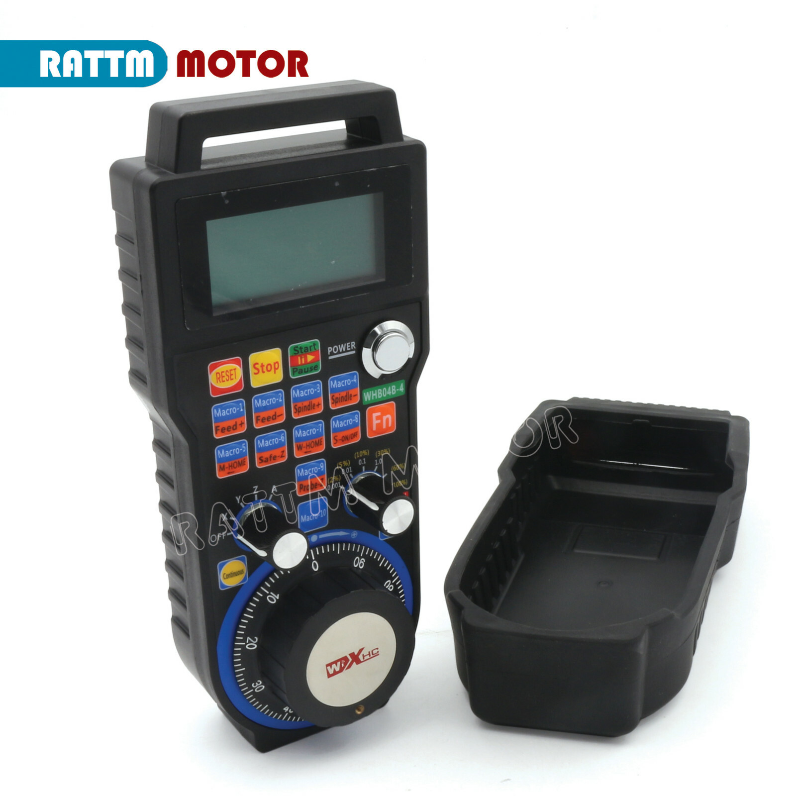 【US】4 Axis Electronic Wireless Handwheel Manual Control CNC Mach3 USB Handle MPG
