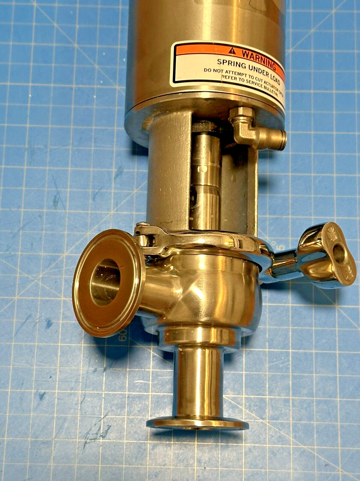 Tri Clover Alfa Laval 7000 1 1/2” SS Sanitary Divert Valve 7610200SM2H102SSSSESN
