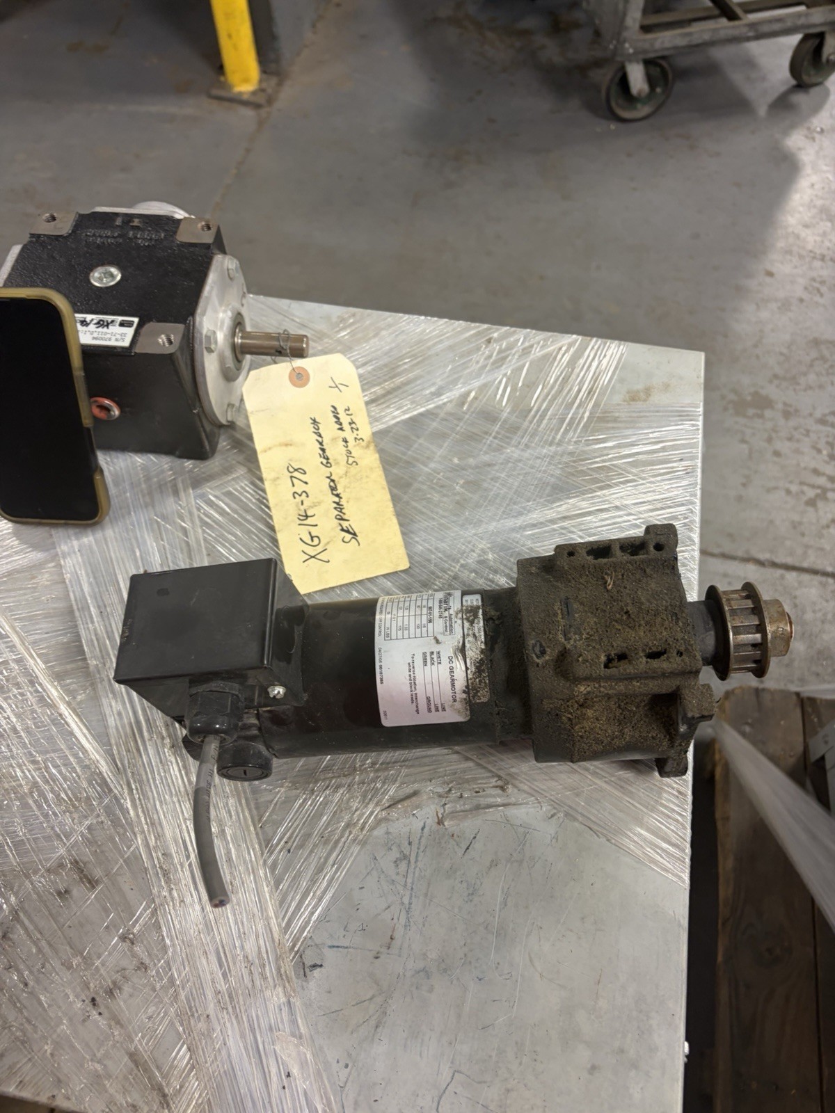 Bison 507-01-156 Gear Motor 1.33A 90/130V USED