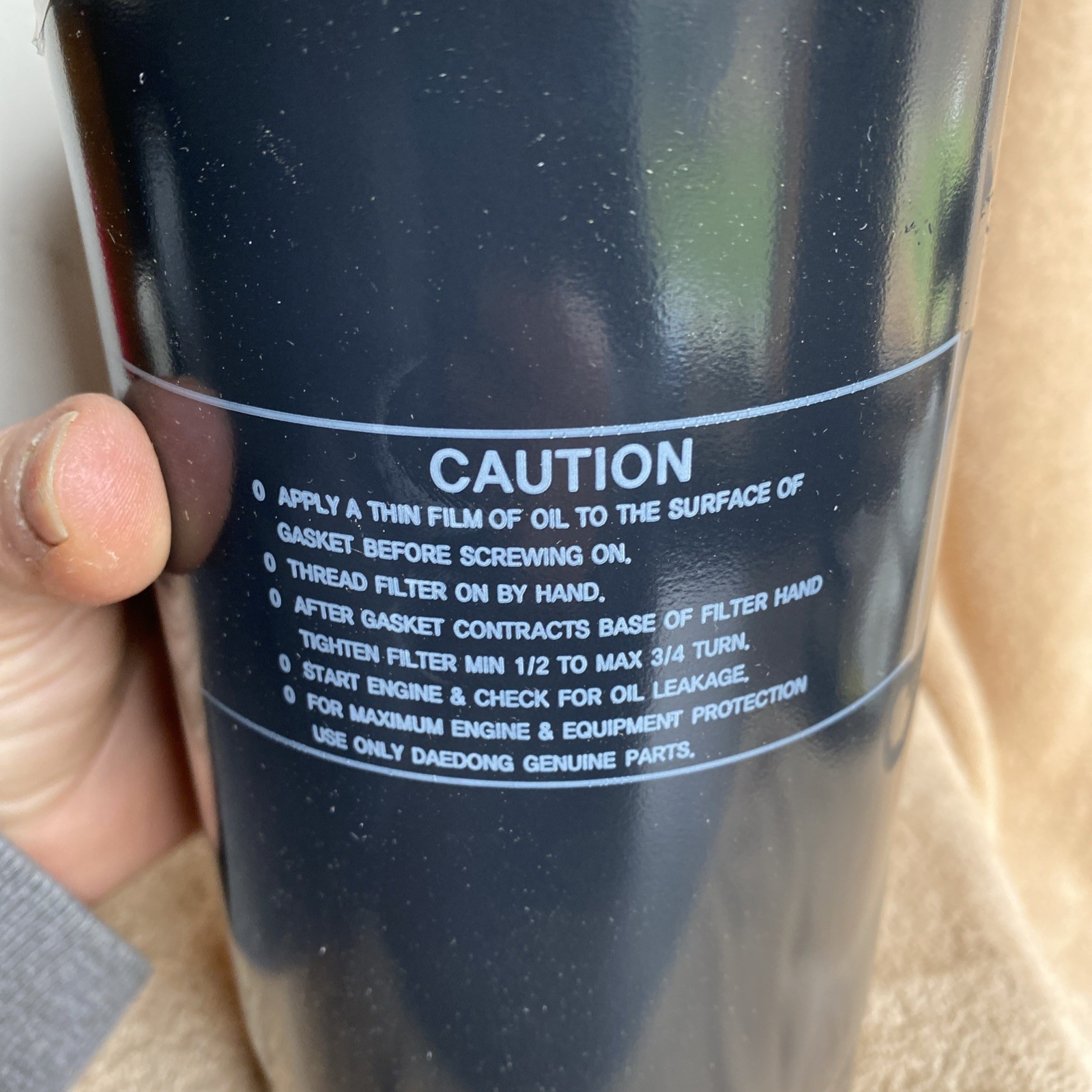 Daedong Spin-On Hydraulic Oil Filter T4620-38033
