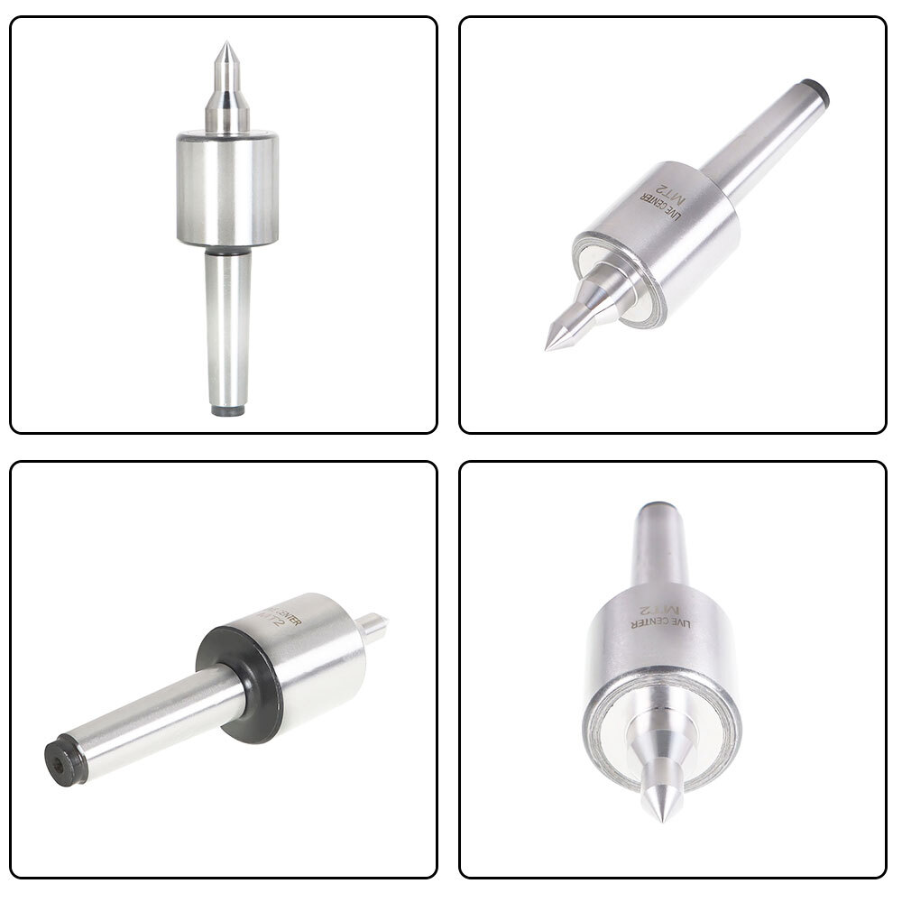 MT2 Live Center For CNC Lathe Tool Morse Taper Precision 0.000197» 60 Degree