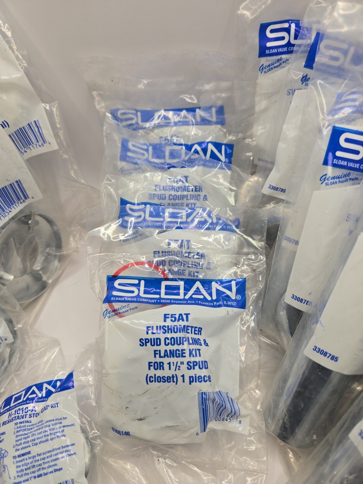 LOT OF 14 Genuine Sloan Flush Valve Repair Parts – New
