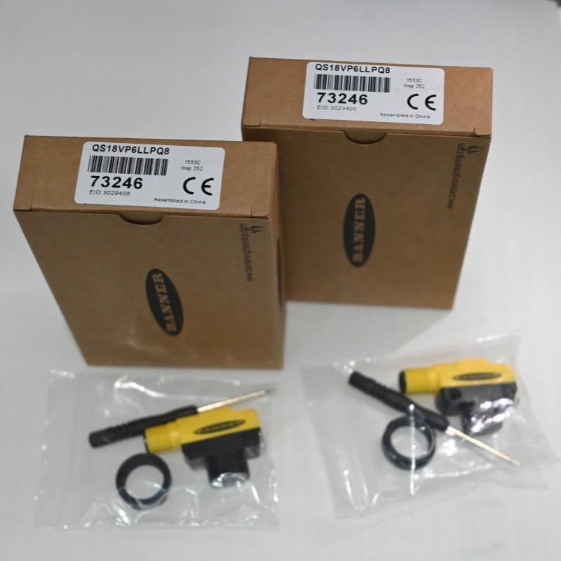 Banner QS18VP6LLPQ8 1PC New Photoelectric Sensor 6m Diffuse 10-30VDC M12 IP67