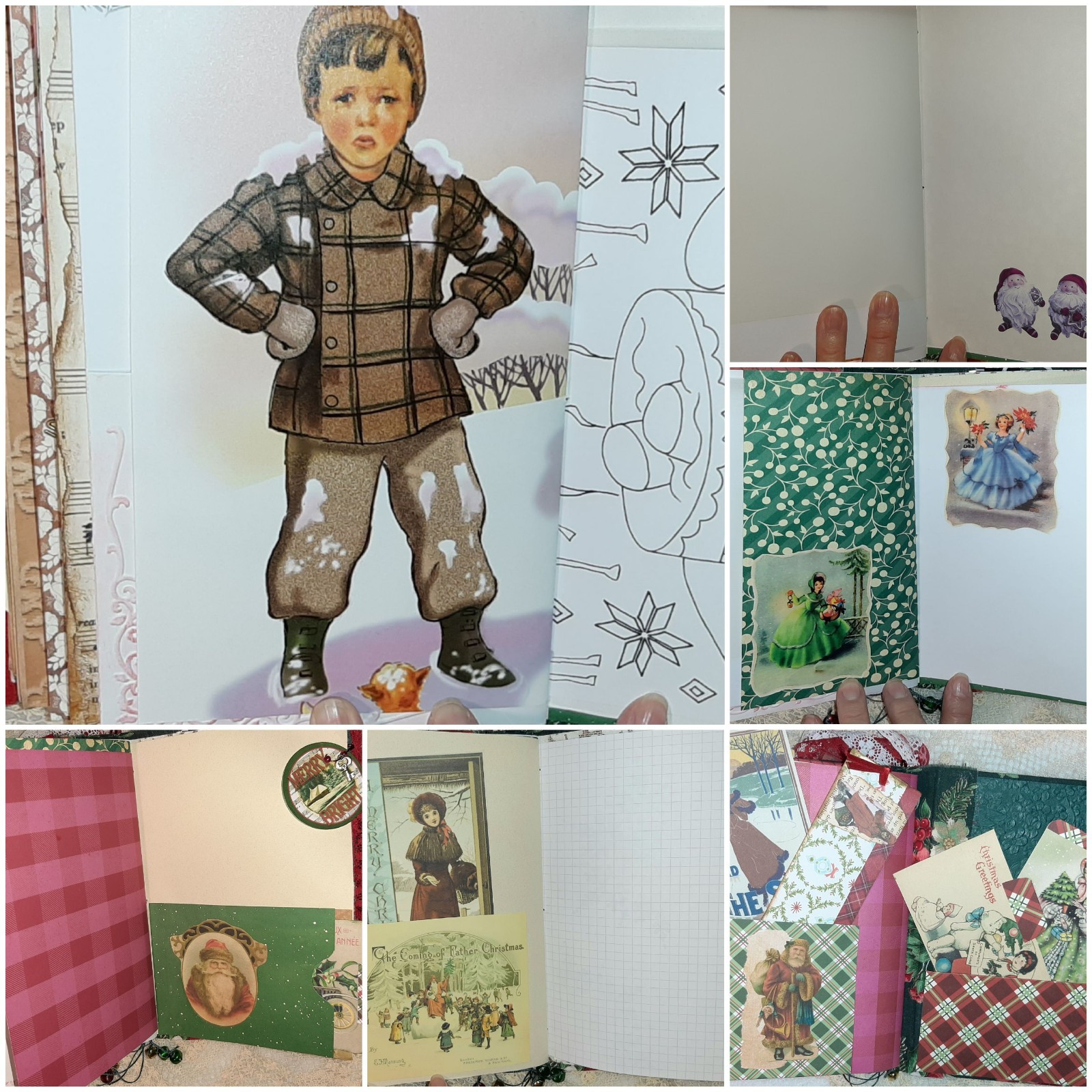CHUNKY Junk Journal Memories Christmas in July Handmade 100+ pages