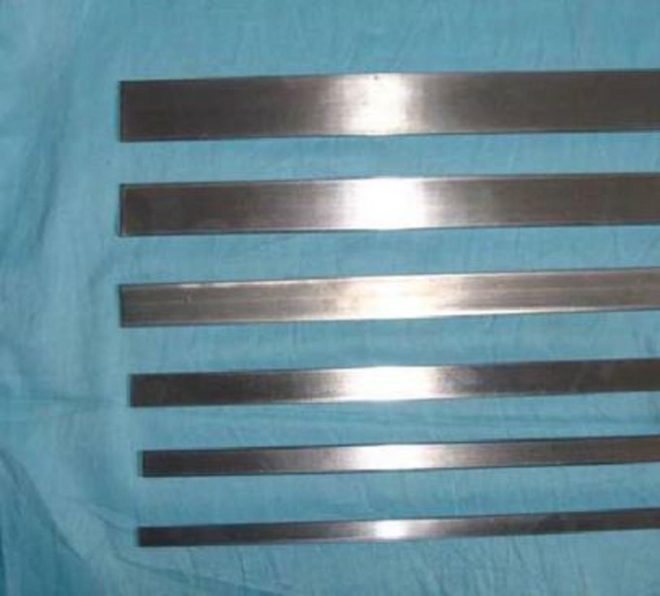 US Stock 1 Piece 440C 9CR18MO Stainless Steel Plate Bar 5mm x 60mm x 300mm