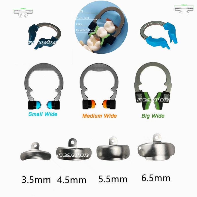 Dental Matrix Bands Sectional Matrice Titanium Clamp Fit Garrison Palodent V3