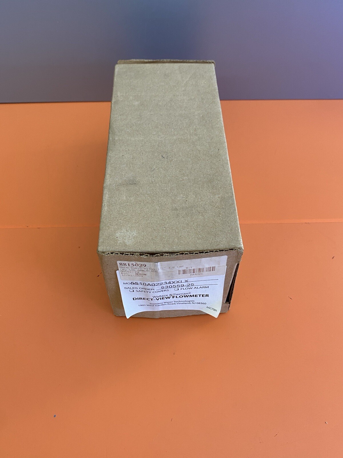 Wallace&Tiernan 5510A02234XXLX Direct-View Flowmeter 0-100 Percent 1/2”
